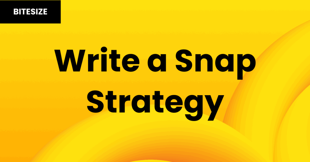 Snap Strategy Class Banner
