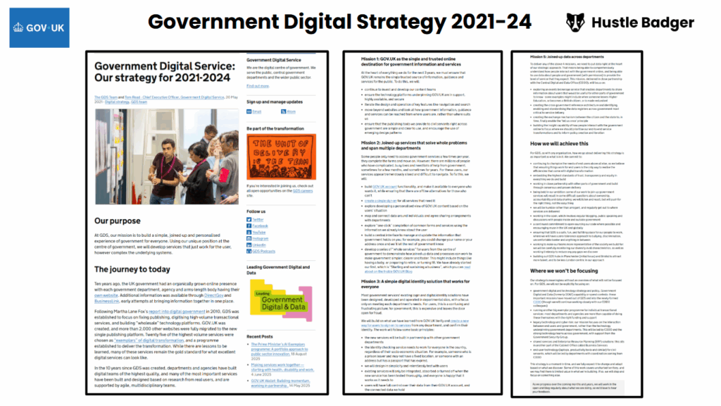 Product Strategy Examples: Gov.uk