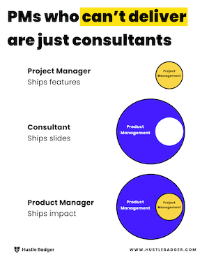 Product Managers who can't deliver are consultants