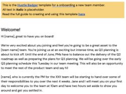 Onboarding guide