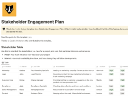 Stakeholder Engagement Plan _ Notion